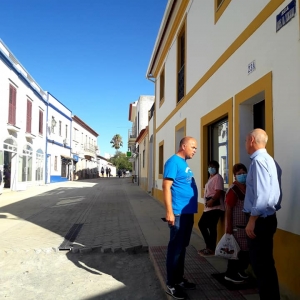 Obras no Centro Histórico - Visita
